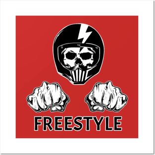 Freestyle helmet Posters and Art